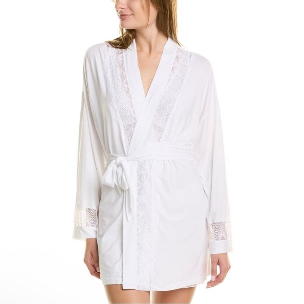 Cosabella Sicilia Lace Sleeve Robe M